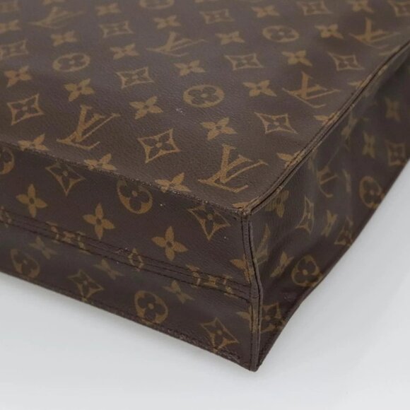 LOUIS VUITTON Monogram Sac Plat Hand Bag M51140 LV Auth 120846 - Picture 5 of 16